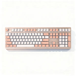 HengYu New 108-Key LED Backlit Kailh Axis Body Triple-Mode Silent Wireless USB Type-C Gaming Mechanical <b>Keyboard</b> Hot-Swap - Product Image 2
