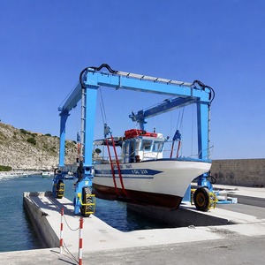 Lève-bateau haute capacité 5 tonnes pour opérations de mise à l'hivernage des bateaux avec structure en acier résistant à la corrosion - Product Image 3