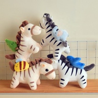 Jouets en peluche de haute qualité, poupées de 15 cm, nouveau design, jouets en peluche en forme de cheval, porte-clés en peluche, vente en gros pour enfants