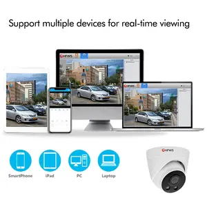 กล้องวงจรปิด IP 3MP ของจีนขายส่ง กล้อง Xmeye IP PoE ระบบรักษาความปลอดภัย CCTV สำหรับภายนอกบ้าน ระบบจดจำใบหน้า กล้องดูเด็ก - Product Image 5