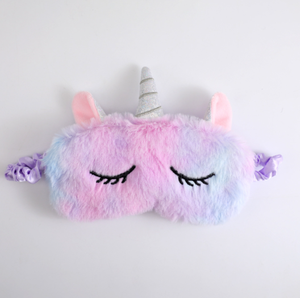 <span class=keywords><strong>Antifaz</strong></span> de Peluche Suave y Colorido <span class=keywords><strong>para</strong></span> <span class=keywords><strong>Dormir</strong></span>, Lindo <span class=keywords><strong>Unicornio</strong></span> de Dibujos Animados con Color Degradado, Protector de Ojos <span class=keywords><strong>para</strong></span> Niños - Product Image 1