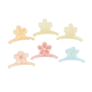 Zi Five Petal Flower Hair Clips 10 Cm Pastel Colors For Women And Girls - Product Image 3