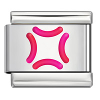 Nouveau Bracelet Modulaire Italien en Acier Inoxydable avec Breloques Emoji d'Humeur Européennes et Américaines 2026, Bijoux DIY Détachables pour Grossistes