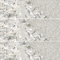 Quartz Sesami Brook de grande qualité, Quartz de comptoir gris avec veines, fines plaques de Quartz de 15mm-30mm d'épaisseur