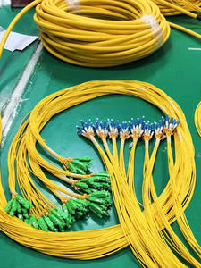 24 cœurs Single Mode OS2 Trunk Cables 0.9mm Bunchy Breakout Cable Optic <span class=keywords><strong>Patch</strong></span> Cord avec Pull Eye <span class=keywords><strong>pour</strong></span> Data Center - Product Image 6