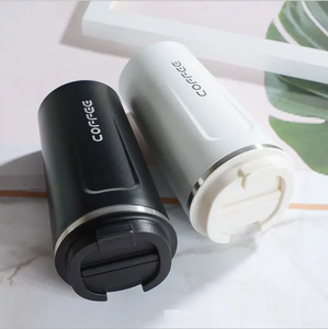 Mug à café isotherme réutilisable de qualité supérieure, 380 ml, en acier inoxydable 304, sans BPA, anti-transpiration, <span class=keywords><strong>tasse</strong></span> thermique longue durée pour le bureau et les voyages - Product Image 3