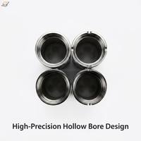 Custom CNC Turned Stainless Steel Cylindrical Sleeve with Mirror Polished Finish and Precision Grooves OEM ODM