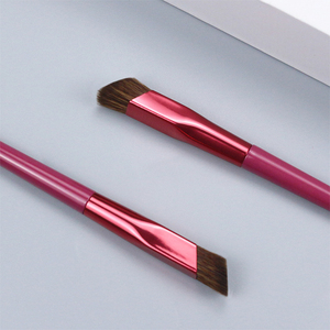 Brosse de maquillage synthétique polyvalente, carrée et simple, pour sourcils et sourcils, en toile lisse et inclinée, correcteur - Product Image 3