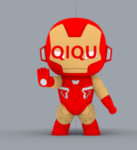QIQU - Inflable Publicitario Gigante <span class=keywords><strong>de</strong></span> Iron Man <span class=keywords><strong>de</strong></span> 13 pies, Resistente al Agua y a la Intemperie, Fabricado con Tela Oxford 210D, Ideal para Fiestas - Product Image 3