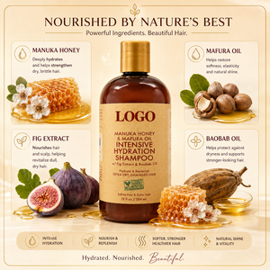 Intensive Hydration Hair <b>Shampoo</b> Bulk Supply <b>with</b> Honey and Mafura Oil for Hair Damage Repair and Shine - Product Image 3