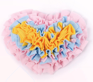 Tapis de Sniffing Interactif pour Chiens Série Cœur – Tapis d'Alimentation Lente pour Animaux de Compagnie – Jouet de Puzzle d'Entraînement pour Chiens – Vente en Gros - Product Image 4