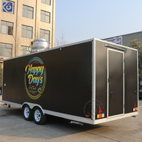 Truk Makanan Mobile CAMPTRL dengan Dapur Lengkap, Bakery, Kopi, Trailer Katering, Restoran Mobile, Trailer Makanan Besar, Dilengkapi Penuh