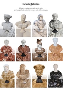 YOUFINE Sculpture de <span class=keywords><strong>Buste</strong></span> de <span class=keywords><strong>Femme</strong></span> <span class=keywords><strong>en</strong></span> <span class=keywords><strong>Marbre</strong></span> Classique Europé<span class=keywords><strong>en</strong></span>, Sculptée à la Main, Tête de <span class=keywords><strong>Femme</strong></span> Antique <span class=keywords><strong>en</strong></span> Pierre pour Hall de Villa, Ornement de Maison - Product Image 3