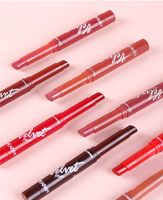 HANDAIYAN Coffret de 8 mini rouges à lèvres mats velours, plusieurs tons nus et terreux, longue tenue