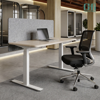Écran de bureau acoustique en polyester écologique, absorption acoustique, installation facile, séparateur de bureau acoustique en PET pour bureau