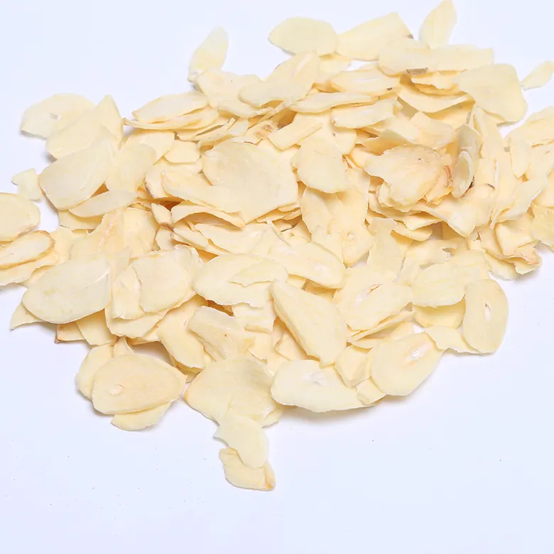 Liansheng 2024 High Quality Factory Produce Garlic Slices Natural Healthy Dehydrated Garlic Flakes