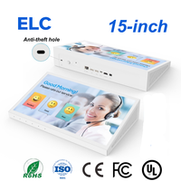 Tablette tactile Android WT1539T 15,6 pouces pour commande autonome en restaurant, affichage TPV, NFC en option