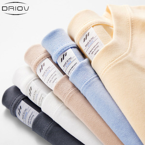 เสื้อยืดสีขาวพิมพ์ลายคุณภาพสูง 230gsm แบบเรียบ ยูนิเซ็กซ์ ขายส่ง เสื้อยืดผ้าฝ้าย 100% เสื้อยืดสั่งทำสำหรับผู้ชาย - Product Image 2