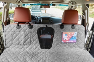 Housse de siège auto pour <span class=keywords><strong>chien</strong></span> en tissu cationique imperméable de qualité professionnelle OEM/ODM, <span class=keywords><strong>protection</strong></span> intégrale pour siège arrière type hamac pour chiots - Product Image 2