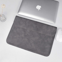 Étui pour tablette de 14,1 à 15,4 pouces avec boucle magnétique, sac pour ordinateur portable en cuir nubuck pour voyage d'affaires, sac portable, logo personnalisé