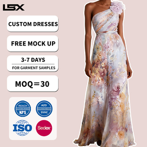 Vestido Midi Personalizado para Mujer, Estampado Floral Multicolor, Tejido, con <span class=keywords><strong>Tirantes</strong></span> Finos, Cuello Cuadrado, Cintura Alta, Informal, para Uso Diario o Vacaciones - Product Image 1