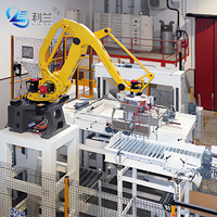 Palettiseur robotisé haute vitesse, machine d'empilage automatique pour cartons/boîtes/bouteilles/sacs/fûts, palettiseur robotisé pour l'emballage des vêtements