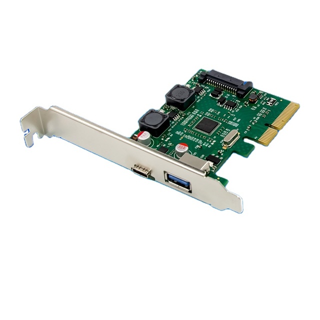 PCIe X4 ASM3142 USB 3.1 Gen2 Type-C 10Gbps Internal Expansion Card for Server Desktop