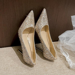 Zapatos de Novia Franceses Xiuhe de Dos Usos para Mujer, Tacones Altos Finos para Novia, Zapatos de Dama de Honor para Banquete, Tendencia de Moda Eterna - Product Image 5
