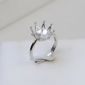 Anillo Abierto de Plata 925 con Forma de Pulpo para Dedo 10-11, Accesorios de Joyería DIY con Bandeja Vacía, Semi-Acabado 1944 - Product Image 4