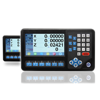 Ditron Afficheur numérique LCD 2/3 axes avec lecteur de position (DRO), capteur d'échelle linéaire en verre, encodeur et autres instruments de test pour fraiseuses et tours