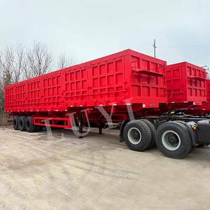 Semirremolques Volquete Laterales de Acero de Alta Calidad, 60 Toneladas, LUYI, 3 Ejes, Hidráulicos, 30-50 CBM, Nuevos - Product Image 4