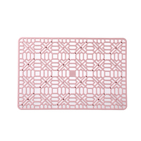 Tapis de protection d'évier rectangulaire pliable antidérapant en silicone sur mesure, tapis de vidange d'évier de cuisine Euro pour usage domestique