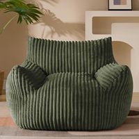 Canapé de sol confortable géant en peluche, fauteuil de lecture intérieur douillet avec accoudoirs, canapé surdimensionné rembourré sans structure