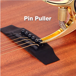 BDJ-57 HEBIKUO Accessoires d'instruments à cordes en gros, capo multifonction pour <span class=keywords><strong>guitare</strong></span> avec chevilles d'accordage pour ukulélés et guitares - Product Image 6