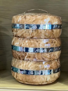 优质保温食物保温器 4.5 升三层厨房储物罐 优雅火锅店展示用高端餐饮用具套装 - Product Image 1