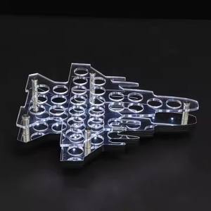 Plateau de service antidérapant chic Offres Spéciales Capacité de 24 grilles Plateau lumineux Forme d'avion Plateau en verre à vin - Product Image 3