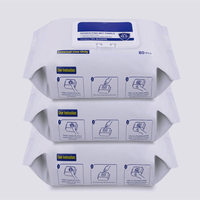 Lingettes humides 99,9 % bactéries, haute qualité, antiseptiques, désinfectantes, antibactériennes, pour le nettoyage des mains, en pack