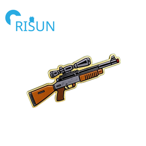 Sản Xuất Kim Loại Tùy Chỉnh <span class=keywords><strong>Mini</strong></span> 3D Cổ Bạc Súng Ve Áo Pins Huy Hiệu Men Shooter Súng Trường Súng Súng <span class=keywords><strong>Pin</strong></span> Trâm - Product Image 6