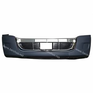 Pare-chocs avant complet chromé BS-FR-201-1C, plastique PP, sans trou pour feux antibrouillard, noir pour Freightliner Cascadia 2008-2017 - Product Image 5