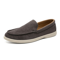 Chaussures décontractées en cuir PU grande taille, style classique, à enfiler, pour homme, collection 2025 – Idéales pour un style de vie décontracté