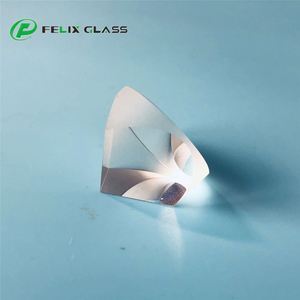 FELIX D12.7mm Cube d'angle en verre de quartz optique UV en silice fondue, réflecteurs prismatiques - Product Image 6