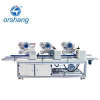Orshang Automatische High-Speed 6 Koppen Ei Kiwi Appel Citroensorbet Speciale Etiketteermachine