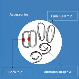 Ensemble <span class=keywords><strong>de</strong></span> hamac <span class=keywords><strong>de</strong></span> fitness en nylon <span class=keywords><strong>de</strong></span> 4m pour l'exercice d'inversion <span class=keywords><strong>de</strong></span> charge volante anti-gravité Pilates gymnastique et yoga aérien pour le <span class=keywords><strong>camping</strong></span> randonnée - Product Image 5
