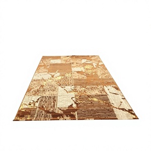 Alfombra Turca Adiva de Poliéster de Alta Calidad, Hecha a Máquina, Lavable, de Pelo Largo, Reversible, Antibacteriana, para Uso Doméstico - Product Image 1