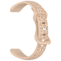Bracelet en silicone tendance monocouleur à imprimé léopard gravé au laser, compatible avec Huawei Band 11/11 Pro