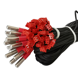 Qczh रेफ्रिजरेटर ntc सेंसर 5k-100k आवास स्टेनलेस जांच 1000 मिमी वायर 15s प्रतिक्रिया समय तापमान माप 1%-5% - Product Image 2