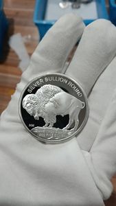 Moneda de recuerdo india de búfalo chapada en 2015 personalizada, mascota de Metal estampada, moneda de Metal hecha a mano - Product Image 3