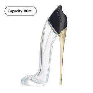 Flacon de <span class=keywords><strong>parfum</strong></span> en verre transparent en forme de chaussures à talons hauts créatives de 80 ml, emballage cosmétique de haute qualité, utilisation industrielle, agriculture - Product Image 6
