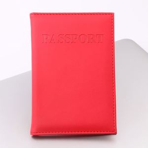 Porte-passeport en cuir PU anglais de haute qualité, ensemble de porte-passeport, porte-carte d'identité - Product Image 2