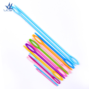 Accesorio de costura de plástico portátil, hilo de coser a mano, tapiz de zurcir, agujas de cordón para manualidades DIY, estilo Simple cosido - Product Image 6